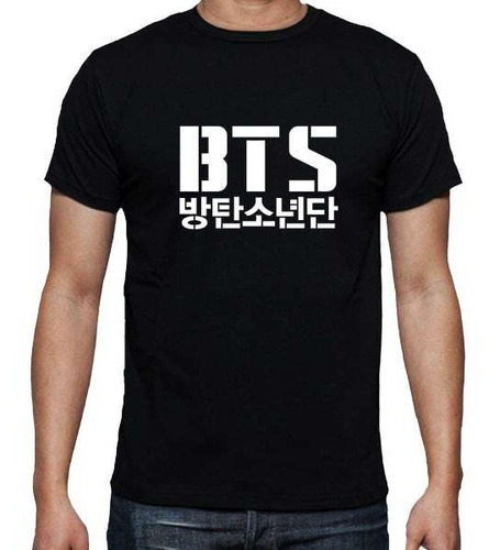 Remera Bts 02 (negra) Ideas Mvd