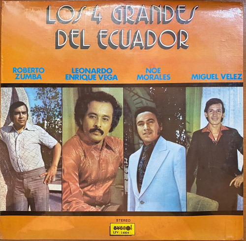 Disco Lp - Variado / Los 4 Grandes Del Ecuador. Album 