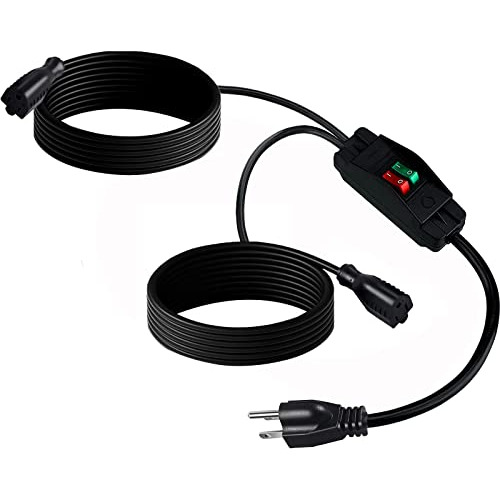 Cable De Extensión De 2 Vías Con Interruptor De Encendido/ap