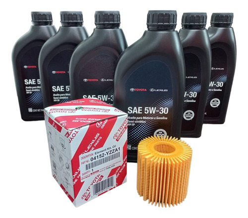 Kit De Cambio De Aceite Y Filtro Original Toyota Highlander