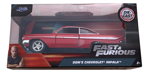 Carrito Jada Chevrolet Impala Fast & Furious Toretto Nuevo