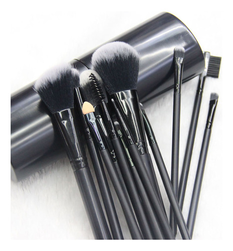 Juego De Brochas De Maquillaje Portátil I, 12 Piezas, Juego