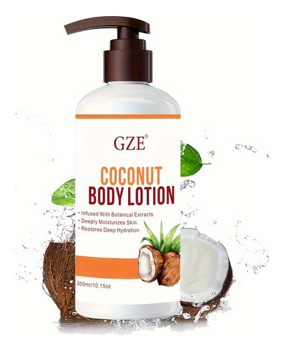 Loción Corporal Hidratante Con Fórmula De Aceite De Coco Gze