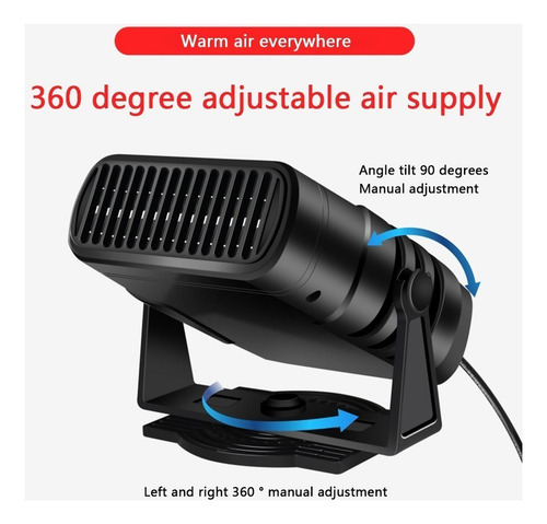 Mini Ventilador De Calefacción De Aire Portátil Para Coche