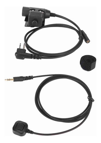 Auriculares Throat Mic, 7.1 Mm, Conector Finger Ptt, Portáti