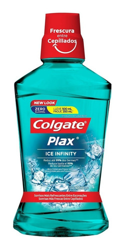 Enjuague Bucal Plax Ice Infinity 500ml Colgate