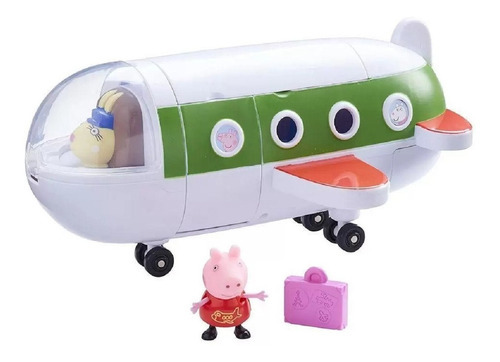 Miniatura Peppa Pig Avião Da Peppa 2308 - Sunny Cor Branco