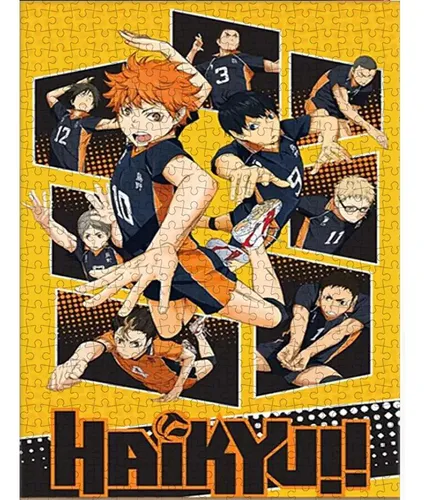 Puzzle De 1000 Peças Haikyuu!! Cartaz De Anime | MercadoLivre