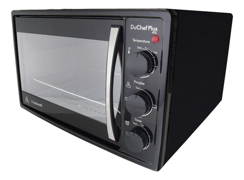 Forno Elétrico De Bancada Safanelli Du Chef Plus 45l Preto