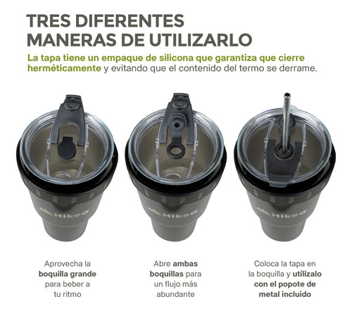 - Garrafa Térmica Extra Grande De Aço Inoxidável Com Parede