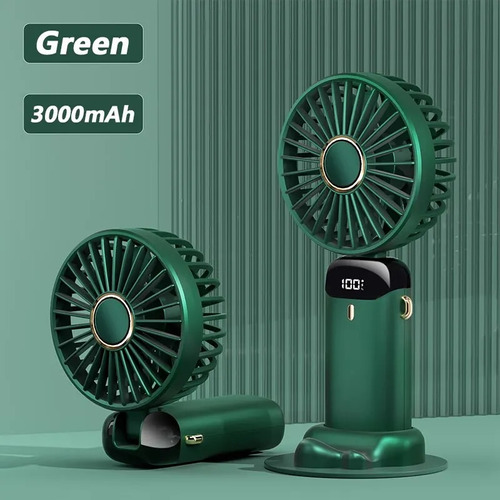 Ventilador Mano Portátil Plegable Sobremesa De Oficina Mini