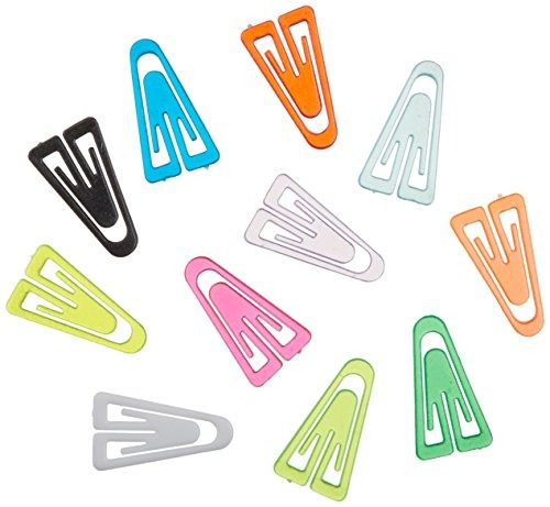 Clips De Papel Plástico Advantus Mediana, 1 Pulgada, Una Var