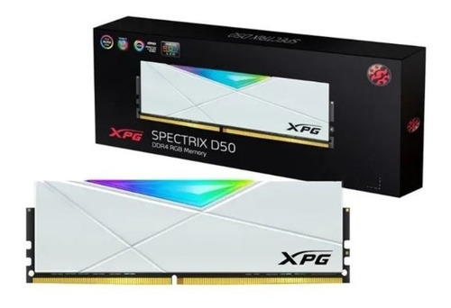 Memoria Xpg Ddr4 16gb 3200mhz Spectrix D50 Cl16 Rgb White !