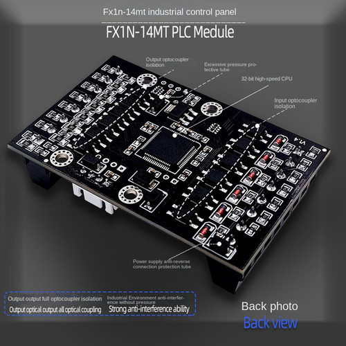 . Clp, Placa De Controle Industrial Fx1n-14mt, Módulo Clp,