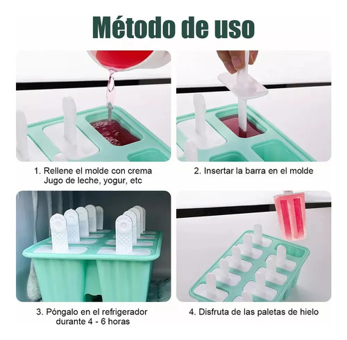 10 Formas De Helado De Silicona Para Mermeladas De Helado/