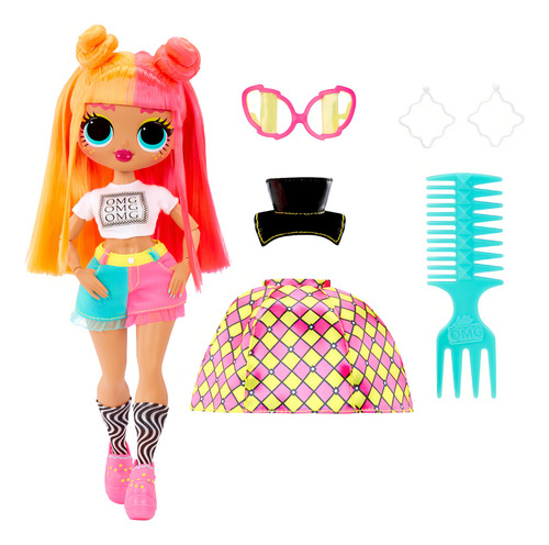 Lol Surprise Omg Muñeca De Moda Neonlicious 4+