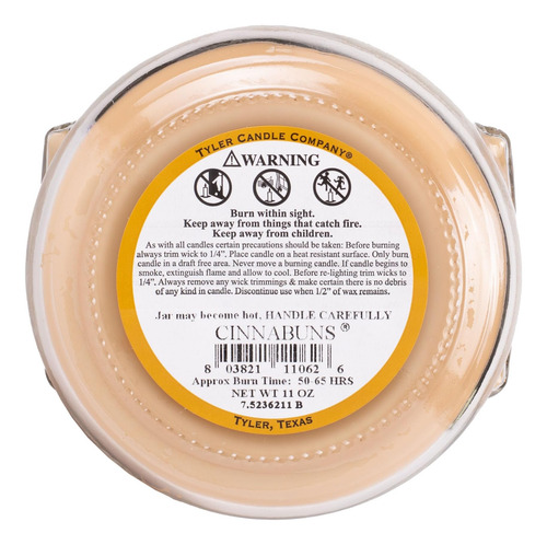 Velas Tyler - Cinnabuns Scent Castle - 11 Onça 2 Candle Wick