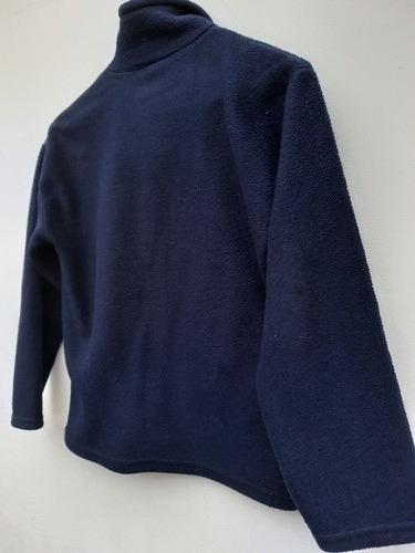 Campera Escolar De Polar Azul Marino Talle 14 (Usado)