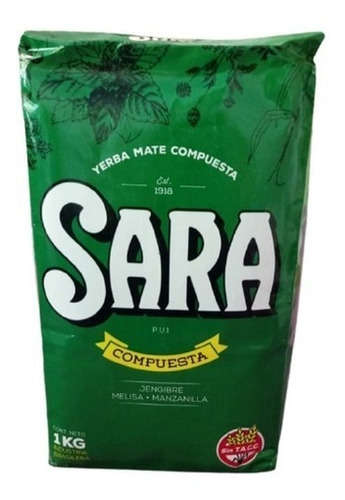 Yerba Mate Sara Compuesta 1 Kg