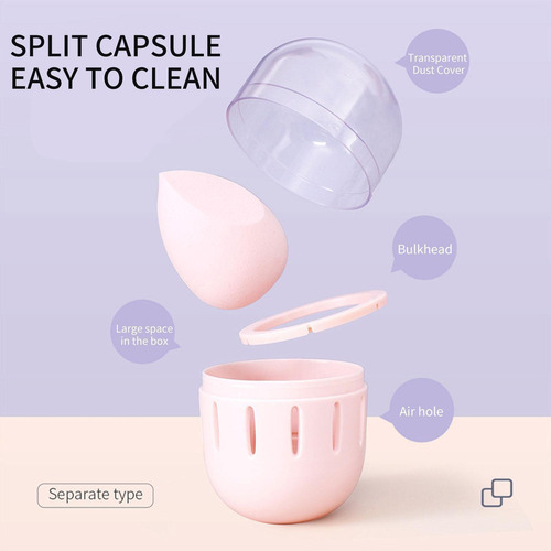 Soporte Para Esponja De Maquillaje Portahuevos De Belleza Pa