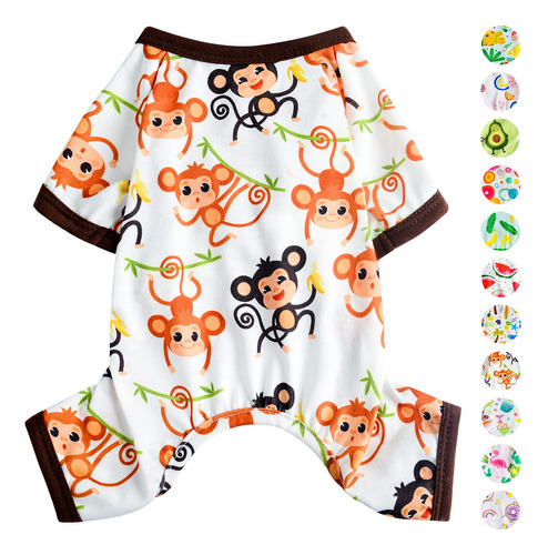 Pijamas Para Perros De Primavera Y Verano, Ropa Para Perros 