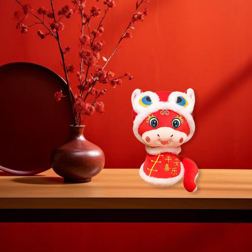 Ano Novo Chinês Brinquedo De Pelúcia 2025 Ano Altura 32 Cm
