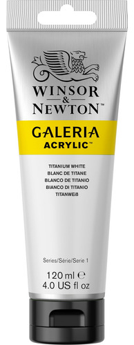 Acrílico Galeria Blanco Titanio Winsor & Newton 120ml