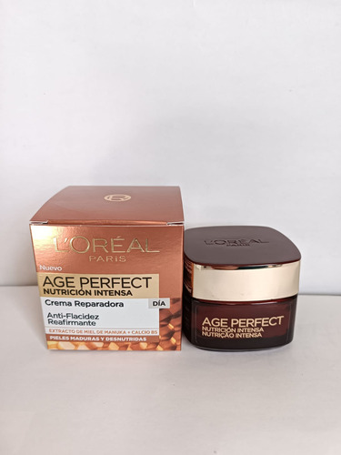 Crema Facial Reparadora Día Age Perfect Nutrición Intensa+60