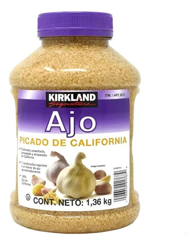 Ajo Picado De California Kirkland Signature De 1.36kg