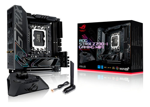 Placa Mãe Asus Rog Strix Z790-i Gaming Wi-fi 6e Lga1700 Cor Preto