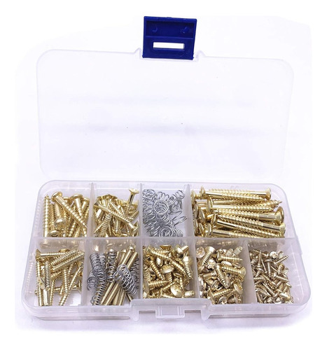 Jiayouy 248 Piezas 9 Tipos Kit De Tornillo De Guitarra Eléct