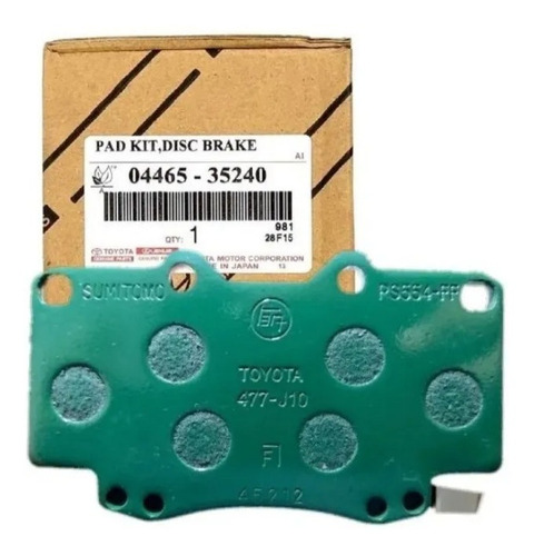 Pastillas Frenos Delt 4runner Prado Meru 04465-35240 #5240