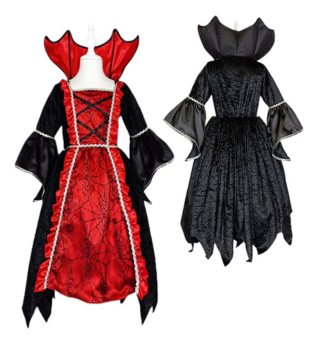 Disfraz De Vampiro De Carnaval De Halloween Hecho A Medida P