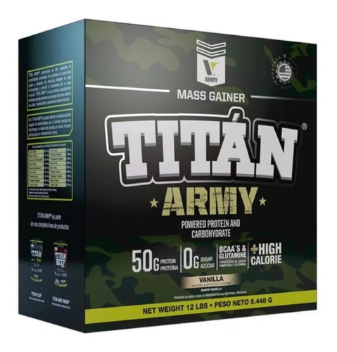 Titan Army 12lb Sin Azúcar Vitanas - L a $19167