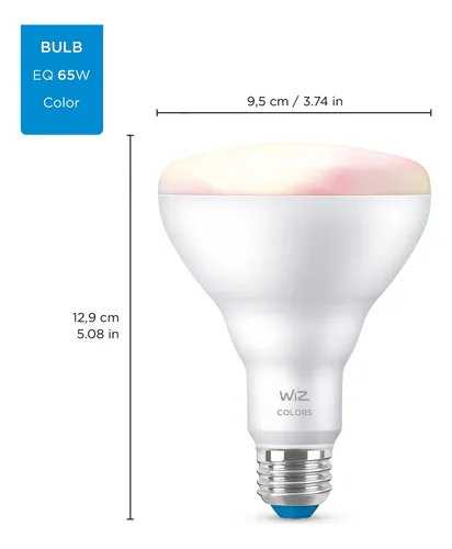 Luces Inteligentes Led De Colores Wiz Con Control Remoto Y A