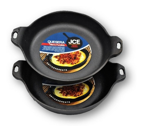 Imagen 1 de 5 de Jce - Juego De Dos Cazuelas De Hierro Fundido De 15 Cm