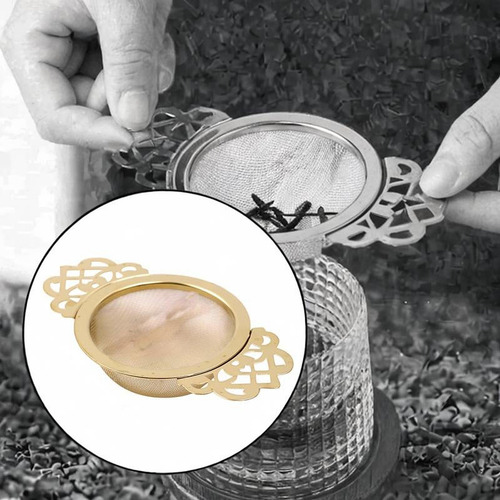 Filtro De Té De Malla De Malla Téware Conveniente Uso Oro
