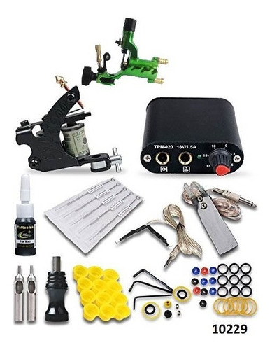 Kit Tatuaje Tattoo Profesional 2 Maquinas(1rotativa)  A8 W01