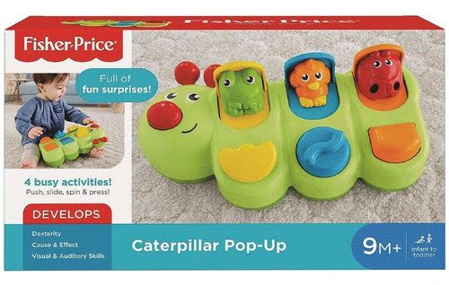 Lagarta De Atividades Fisher-price - Desenvolve Destreza