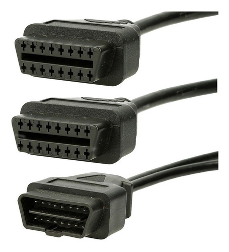 Imagen 2 de 3 de Conector Extension Doble 16 Pines Macho A 16 Pines Hembra 2m