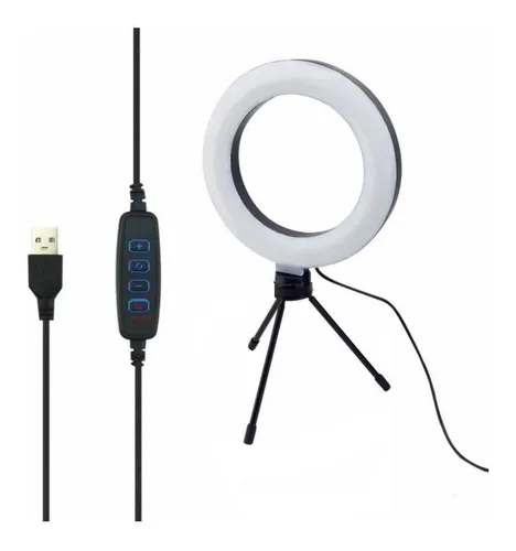 ARO DE LUZ LED 16CM – 6 PULGADAS CON TRIPODE SELFIE RING LED