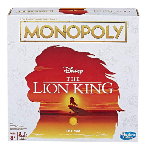 Juego Mesa Edición The Lion King De Disney Monopoly Hasbro