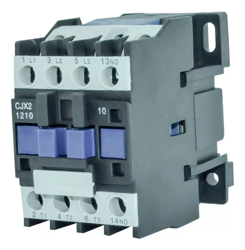 Kit C/ 6 Chaves Contatoras Tripolar 12a 3p + 1 N/a 220v