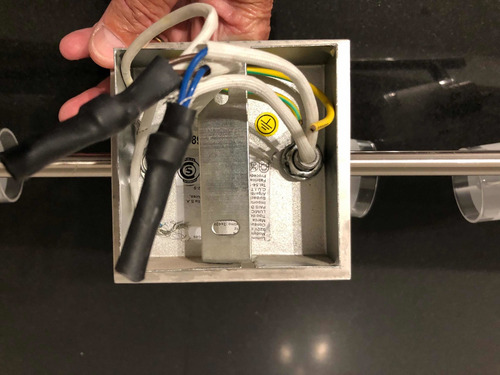 Plafón Bipin 220v 3 Lámparas Acero