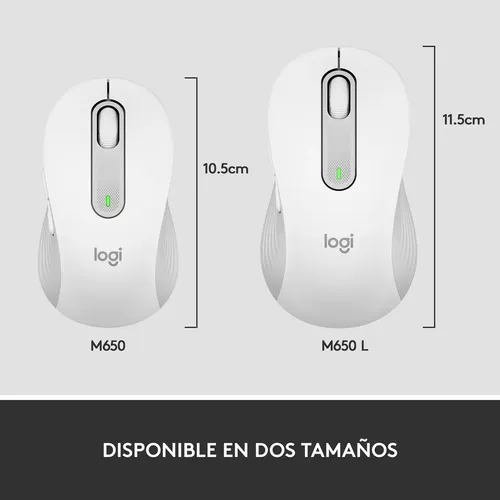 Mouse Inalámbrico Logitech Signature M650 L, Bluetooth