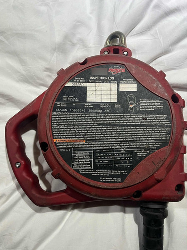 Línea De Vida Retráctil 3m Protecta Rebel De 6m (Usado)