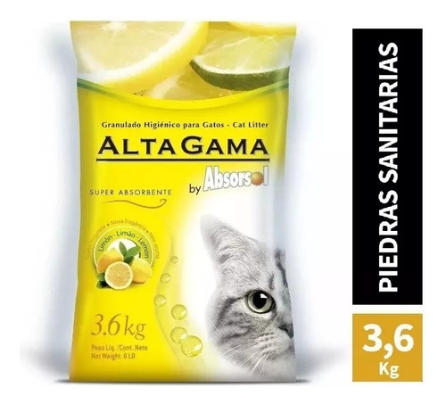 Alta Gama Piedra Perfumada Limon X 3,6 Kg X6 Unidades