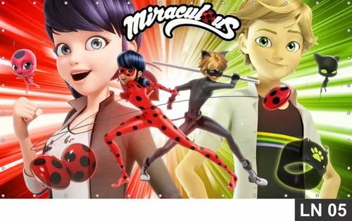 Painel Decorativo Festa Miraculous Ladybug #02 - 180x120