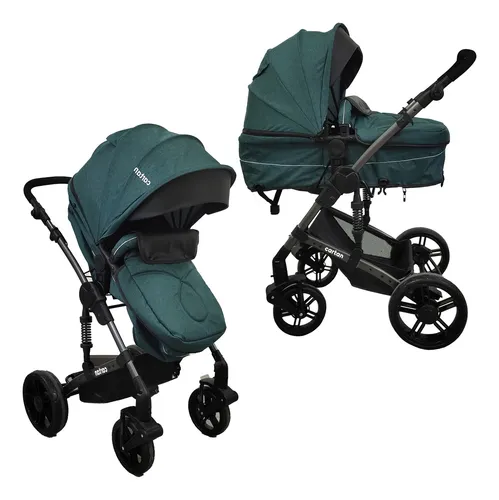 comprar Coche Bebe Cartan Stl750 Verde Convertible Plegable