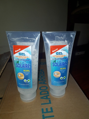 Gel Antibacterial Solaire 180g (70% Alcohol)